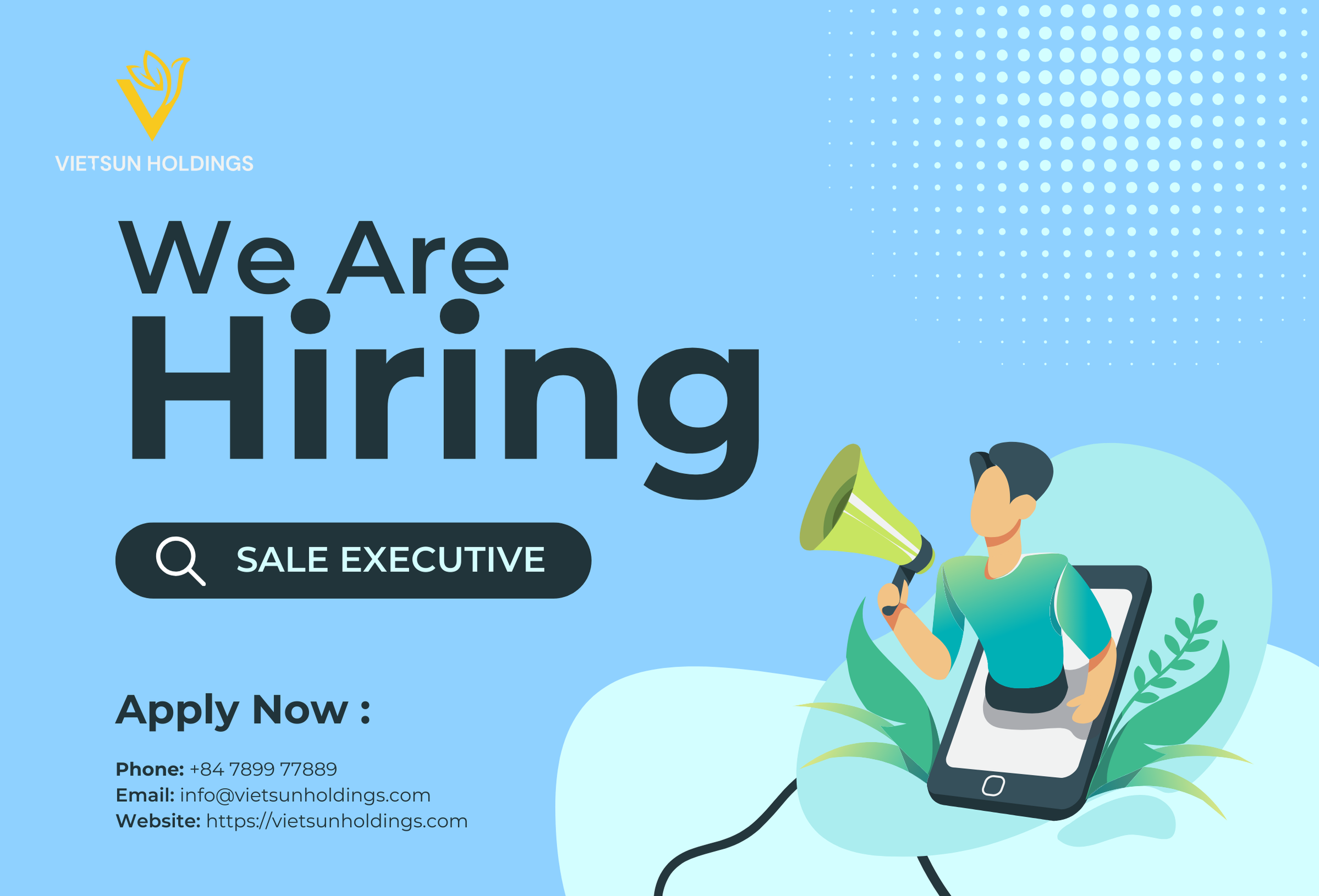 招聘销售专员（Sales Executive） – 收入无限